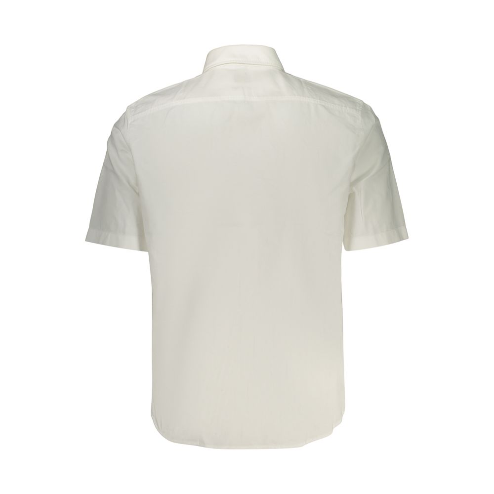White Cotton Men's Shirt