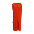 Multicolor Silk Casual Dress