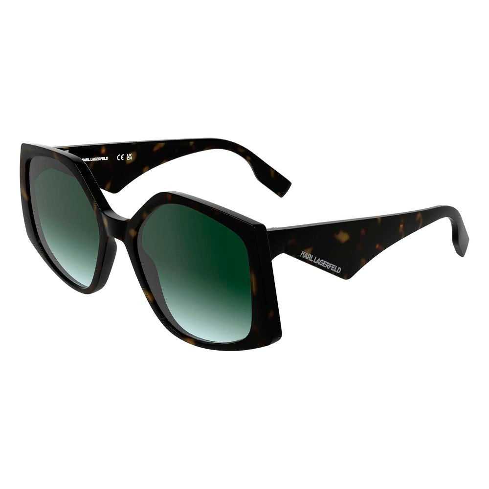 Brown Injected Sunglasses