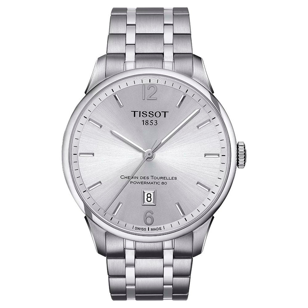 Gray Stainless Steel Dress Watch