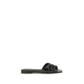Black Calf Leather Bos Taurus Ballet Flats