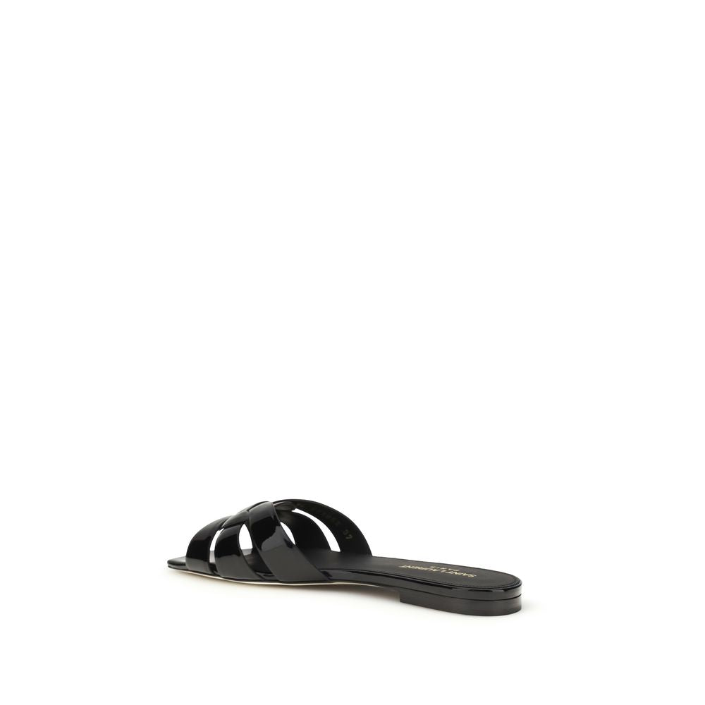 Black Calf Leather Bos Taurus Ballet Flats