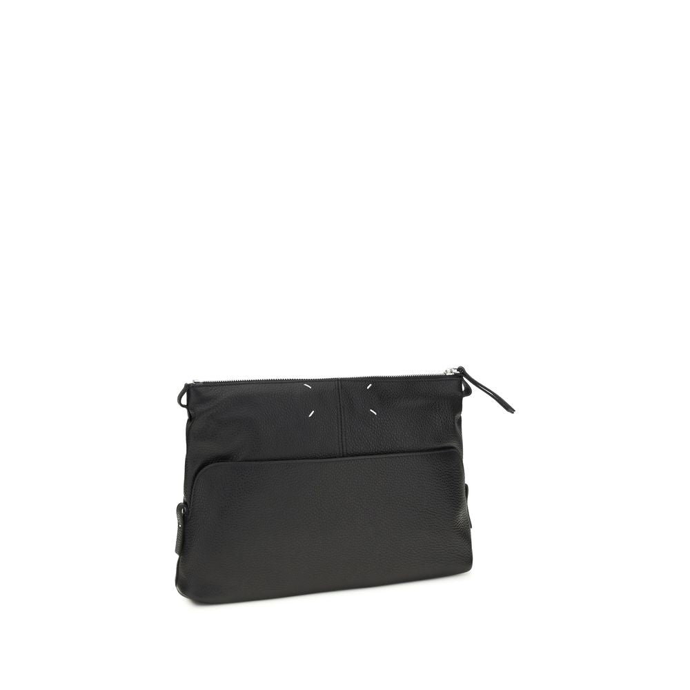 Black Calf Leather Bos Taurus Shoulder Bag
