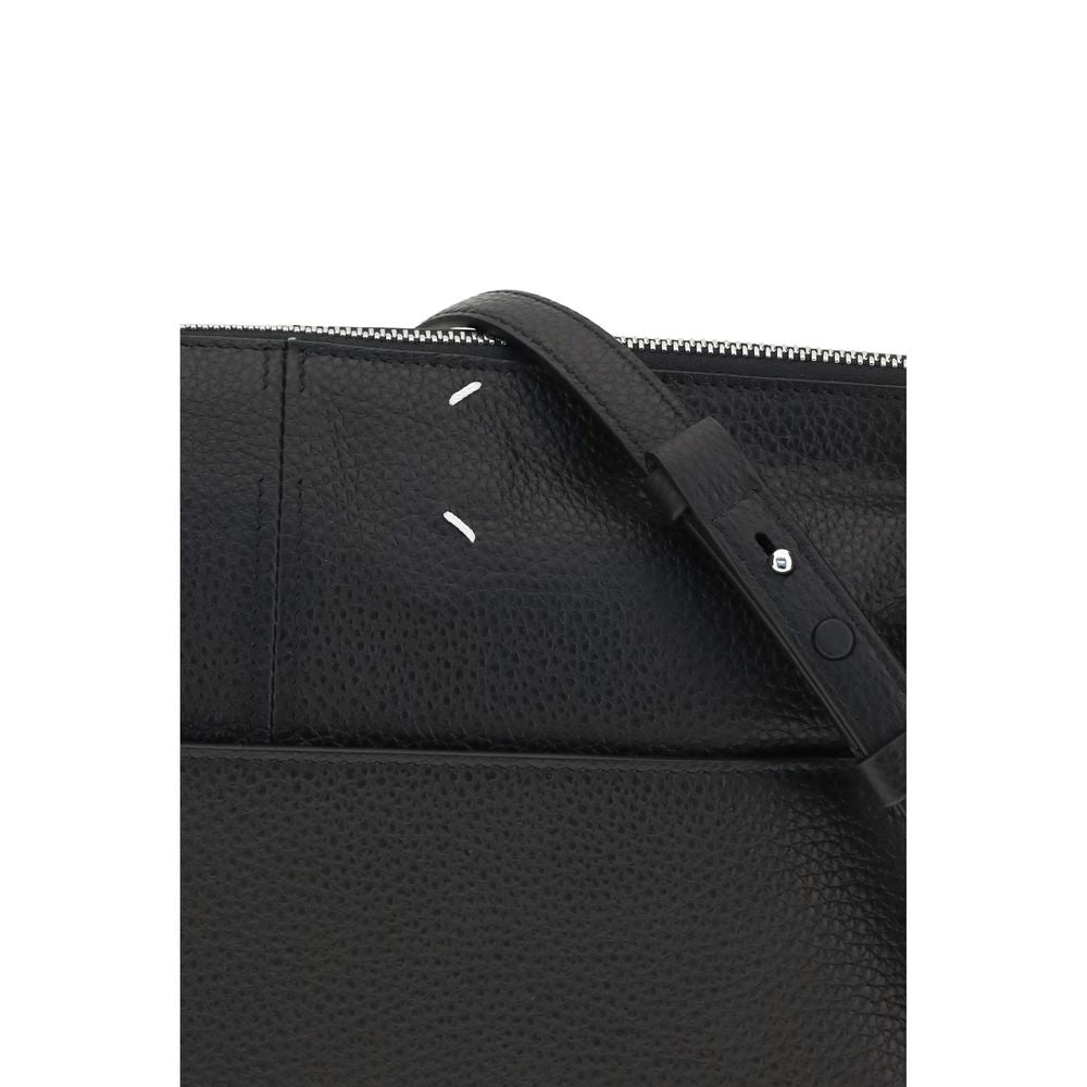 Black Calf Leather Bos Taurus Shoulder Bag