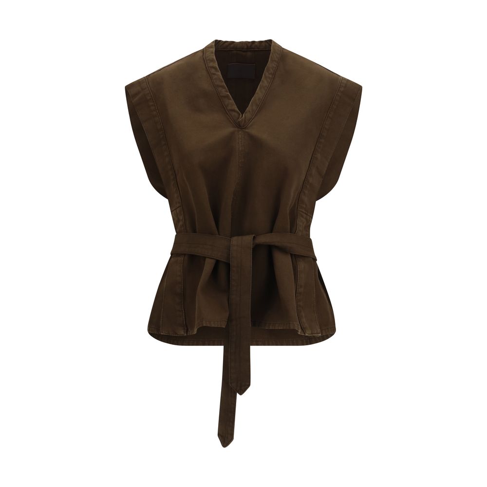 Brown Cotton Shirt