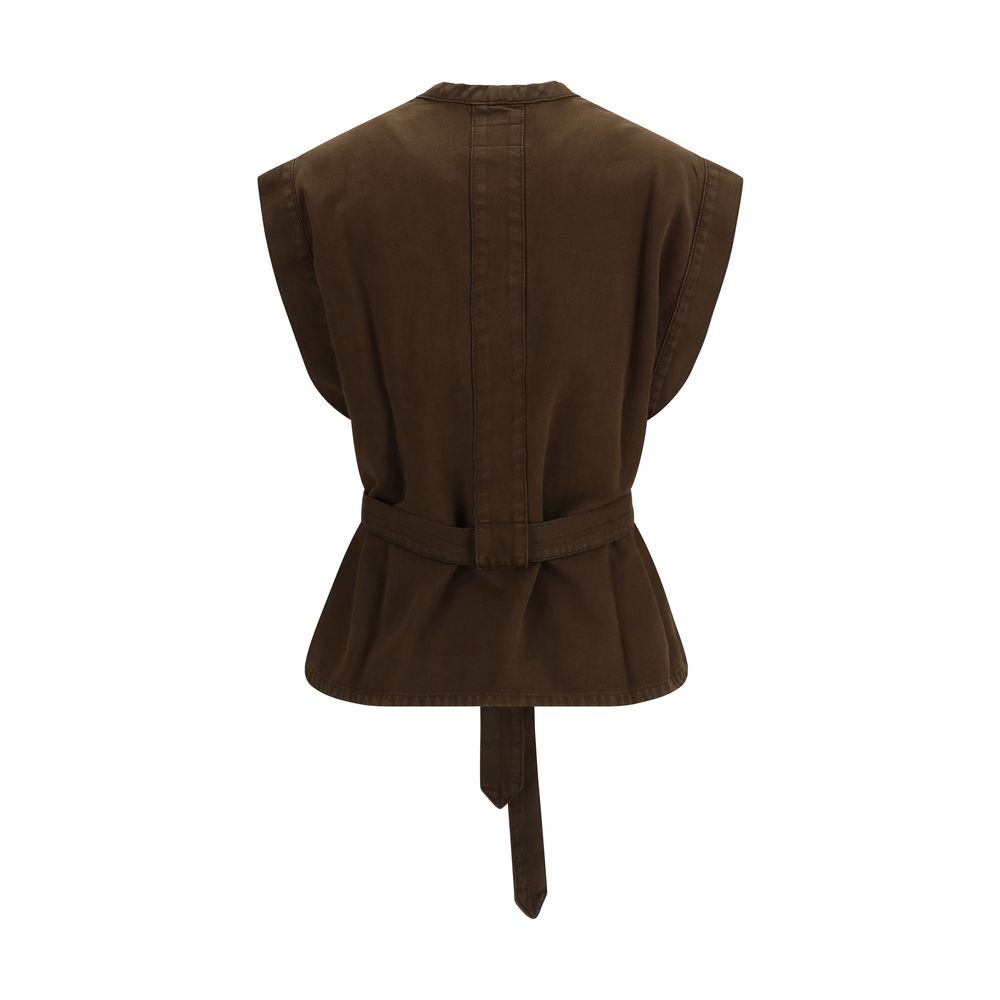 Brown Cotton Shirt