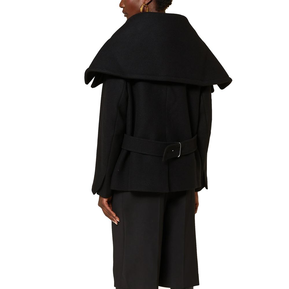 Black Virgin Wool Clothing