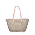 Beige Polyethylene Handbag