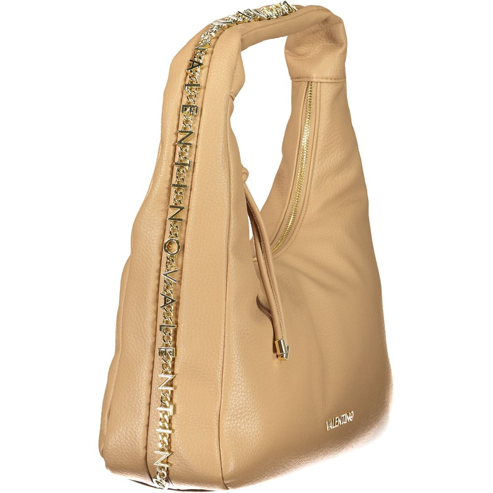 Beige Polyethylene Handbag