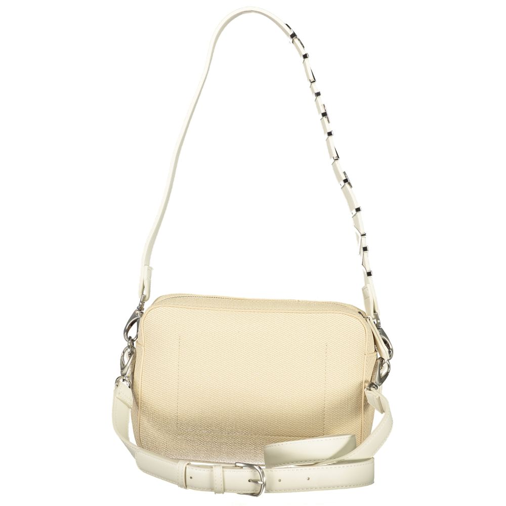 Beige Polyethylene Handbag