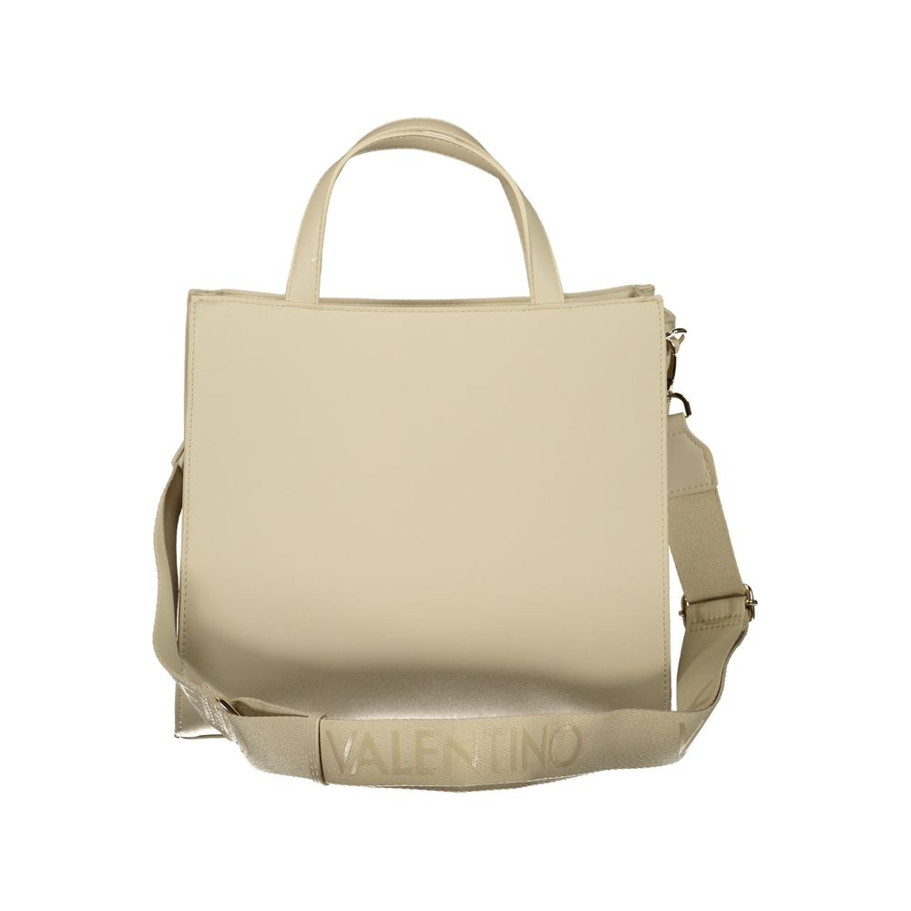 Beige Polyethylene Handbag