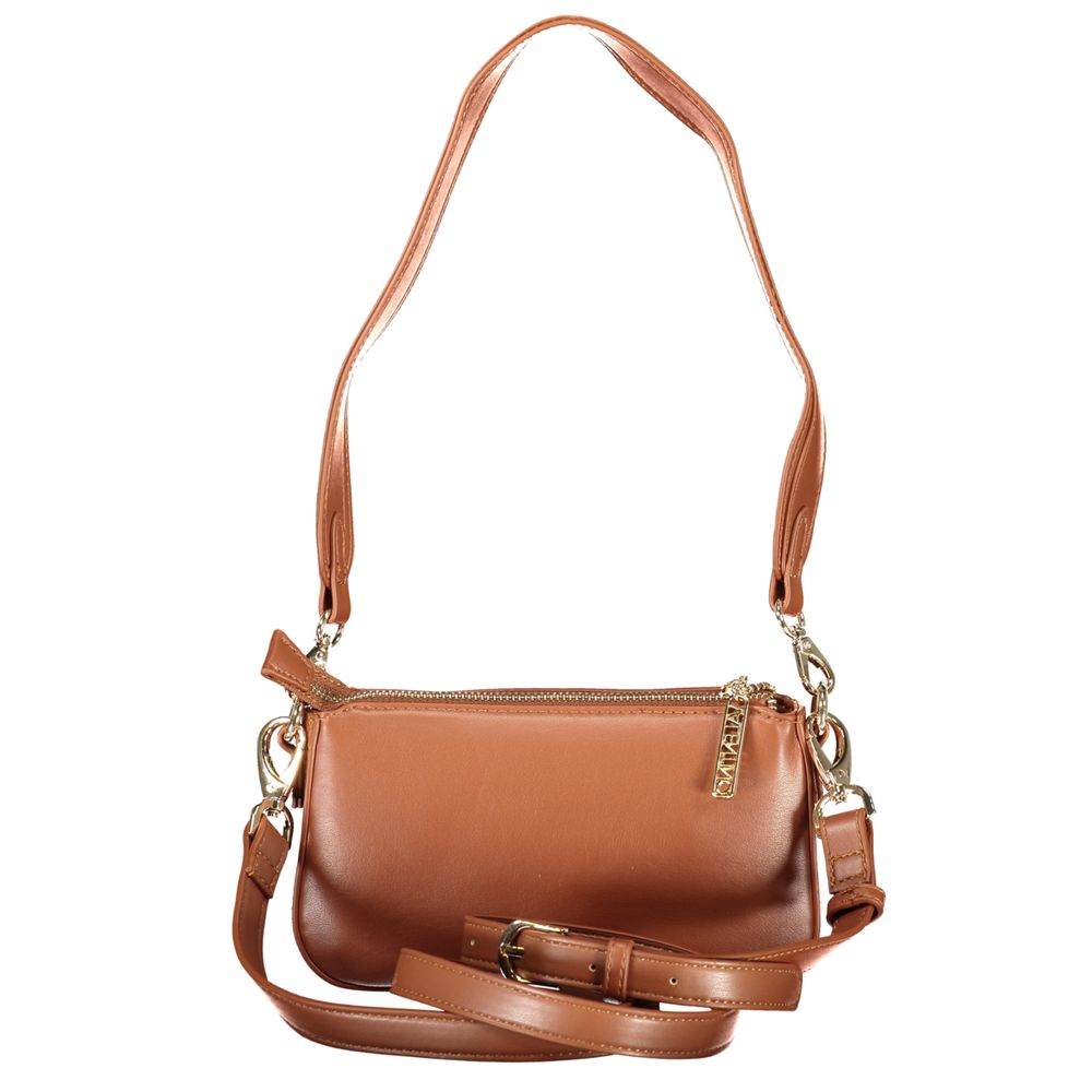 Brown Polyethylene Handbag