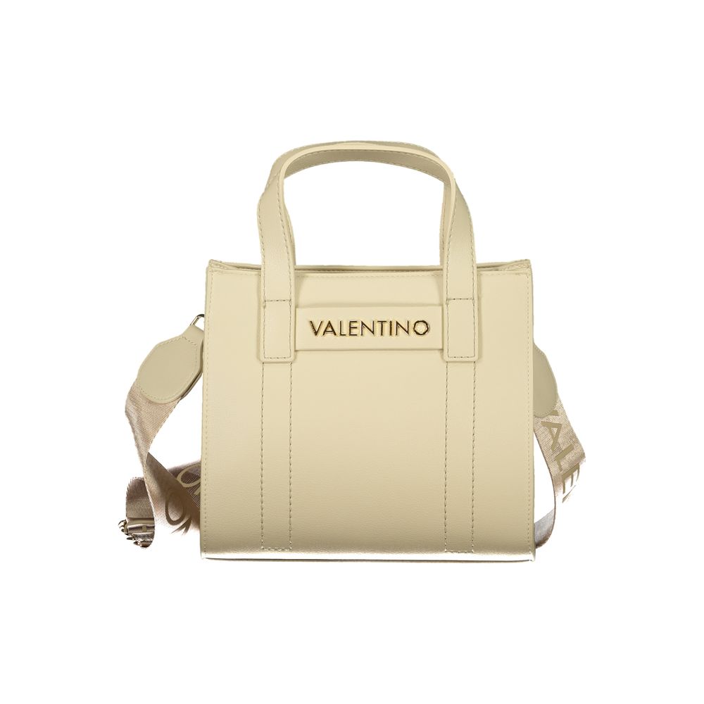 Beige Polyethylene Handbag