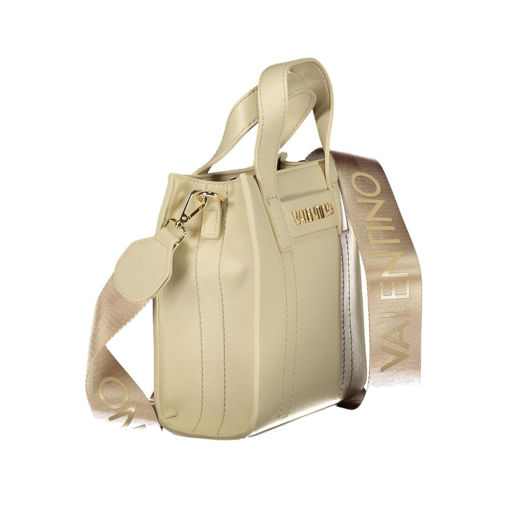 Beige Polyethylene Handbag