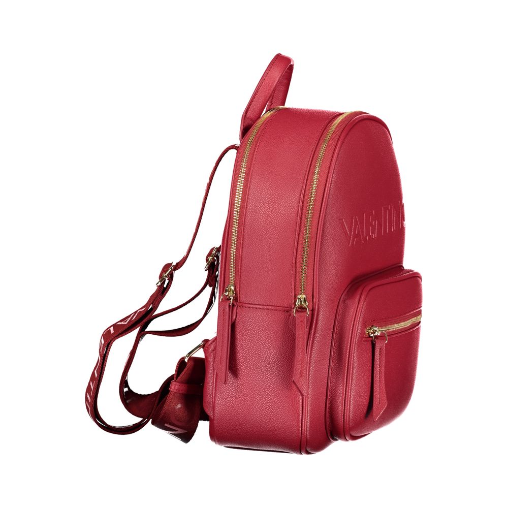 Red Polyethylene Backpack