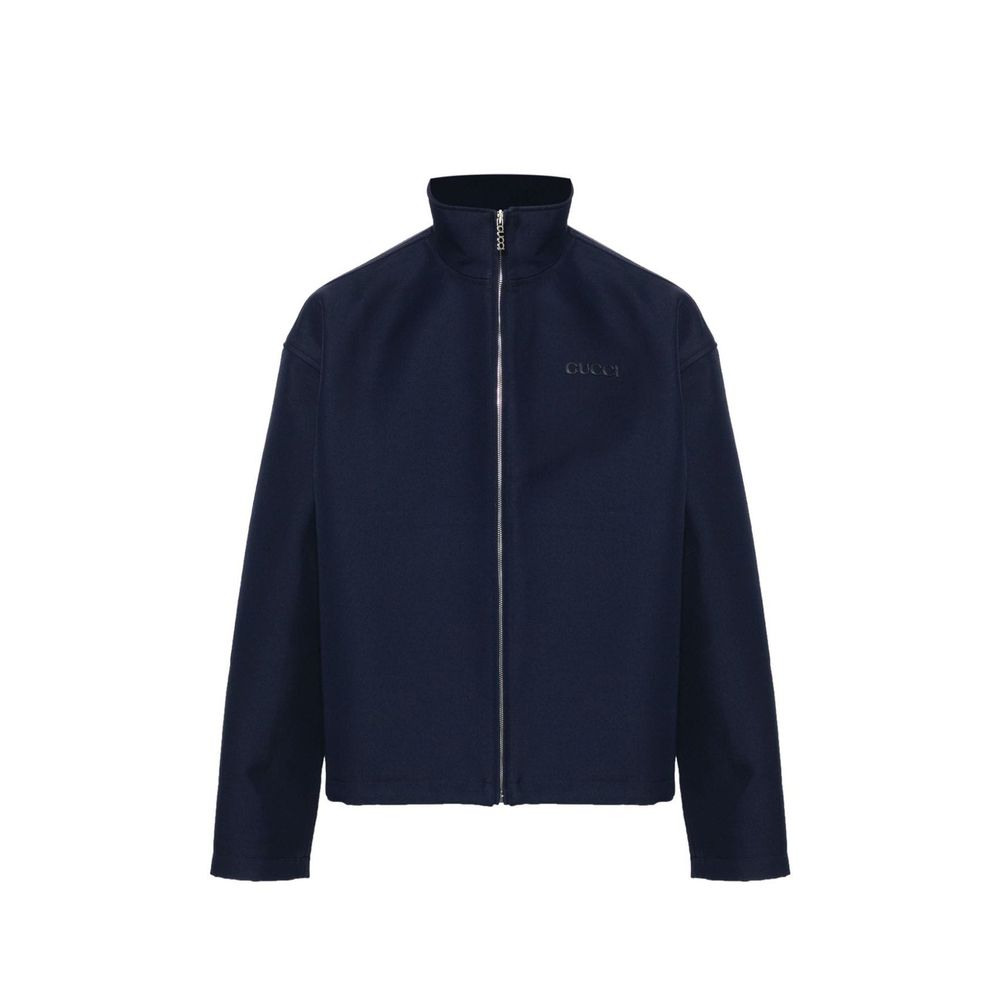Blue Marabou Coat