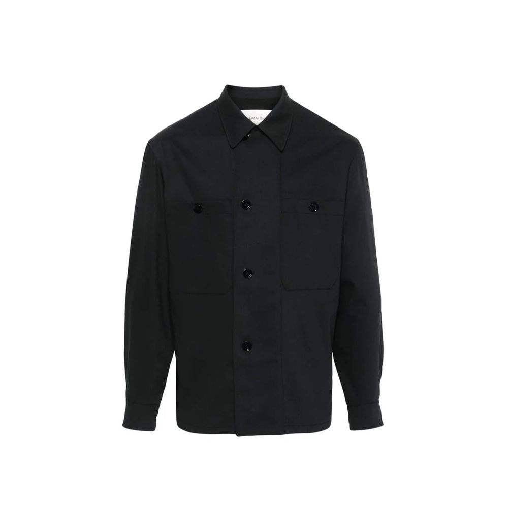 Black Virgin Wool Coat