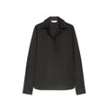 Black Cotton Dress Shirt
