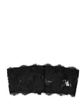Black Lace Bandeau Bra Tube Top Underwear