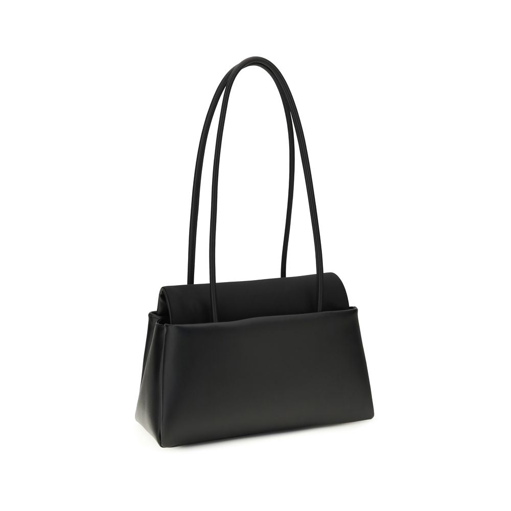 Black Calf Leather Bos Taurus Handbag