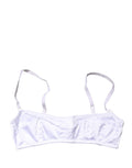 White Semi-Pad Underwire Balconette Bra Underwear