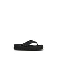 Brown Calf Leather Bos Taurus Flip-Flop Sandals