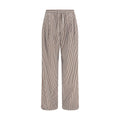 Multicolor Cotton Casual Pants
