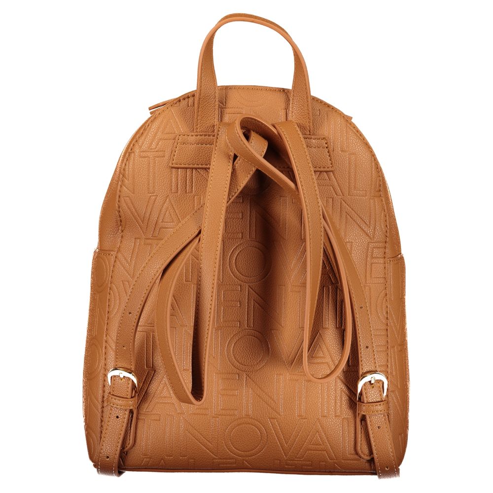 Brown Polyethylene Backpack