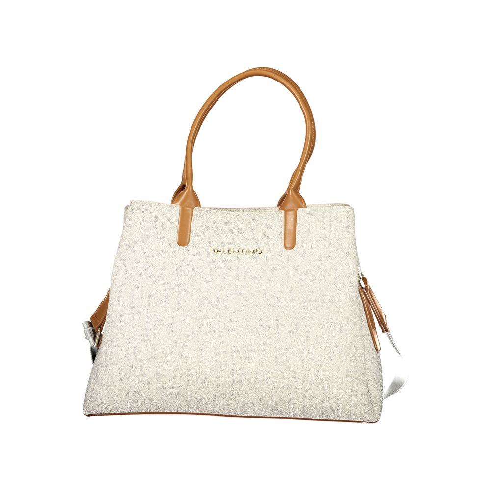 Beige Polyethylene Handbag