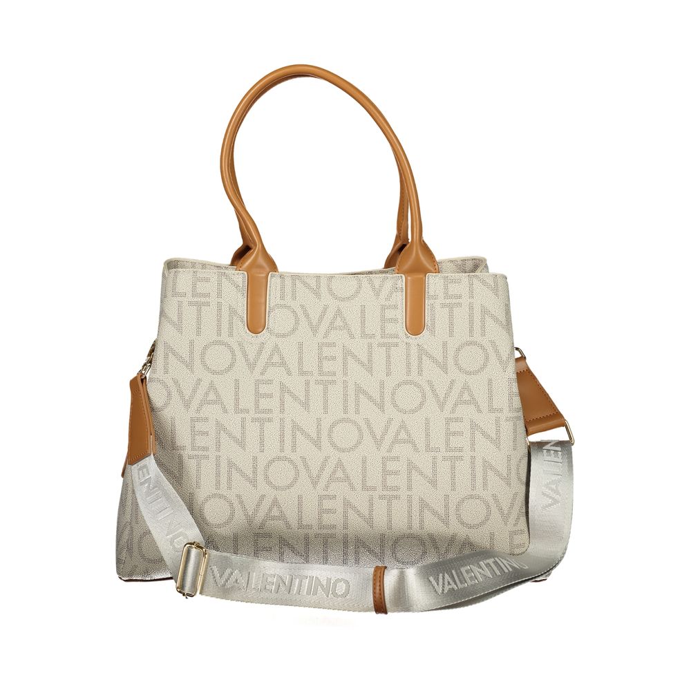 Beige Polyethylene Handbag