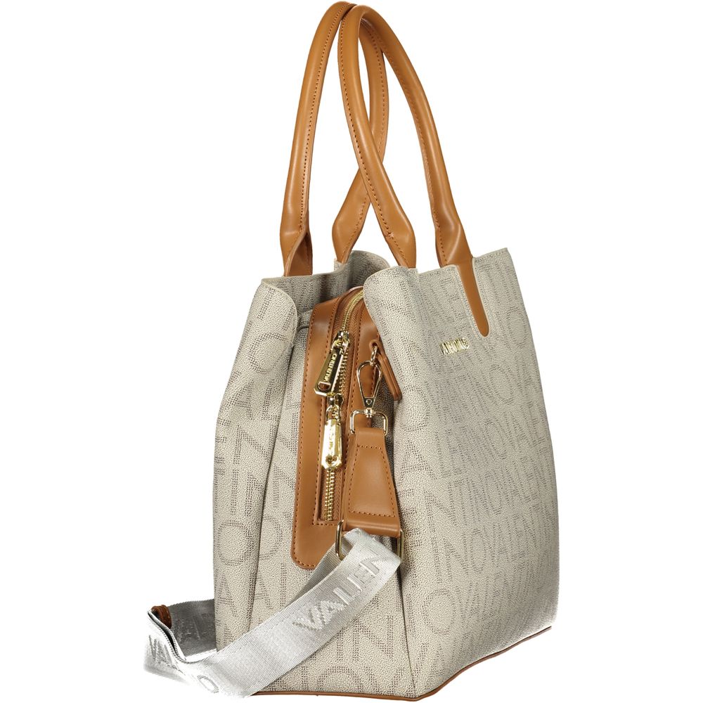 Beige Polyethylene Handbag