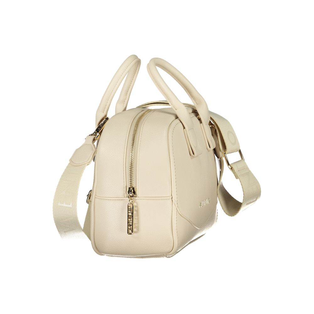 Beige Polyethylene Handbag