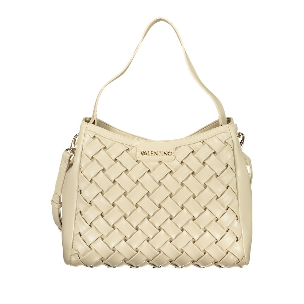 Beige Polyethylene Handbag