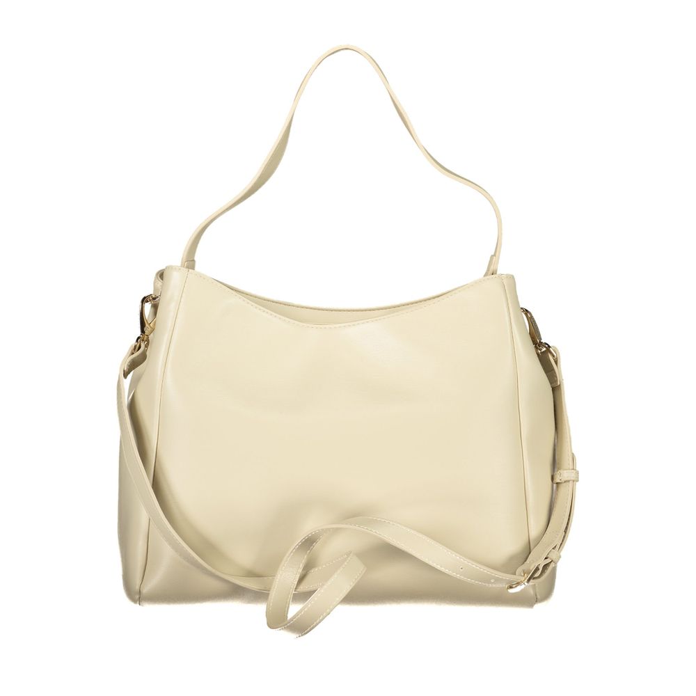 Beige Polyethylene Handbag