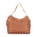 Brown Polyethylene Handbag