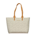 Beige Polyethylene Handbag