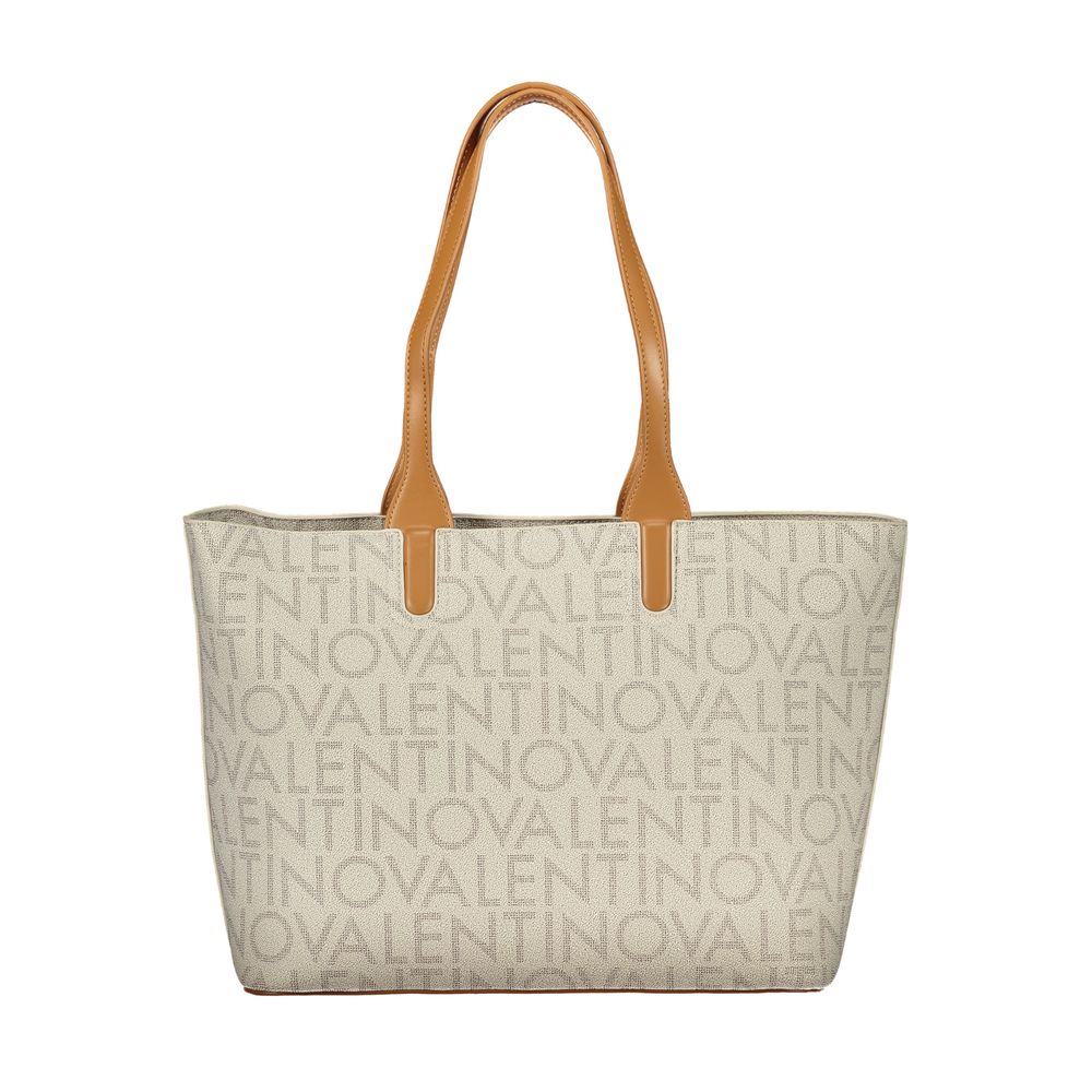 Beige Polyethylene Handbag