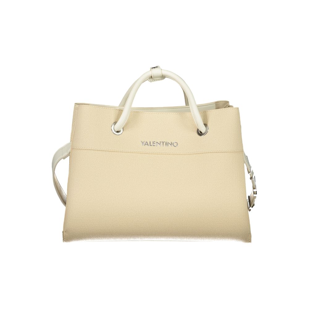 Beige Polyethylene Handbag