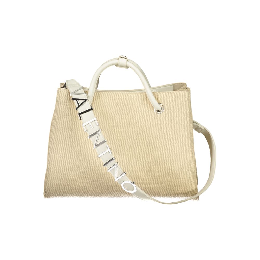 Beige Polyethylene Handbag