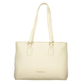 Beige Polyethylene Handbag