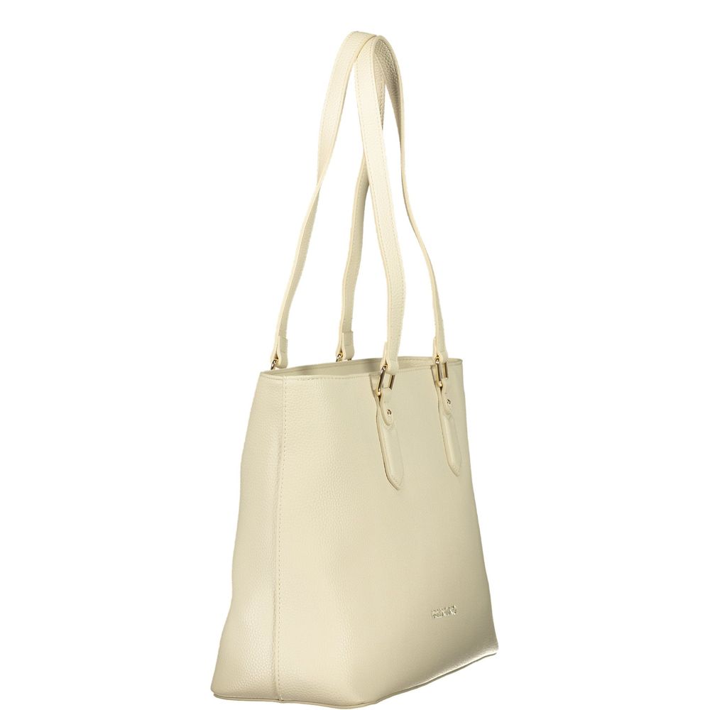 Beige Polyethylene Handbag