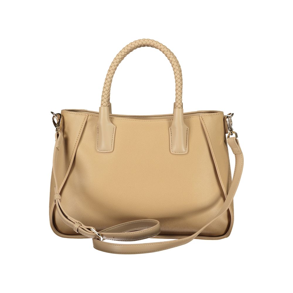 Beige Polyethylene Handbag