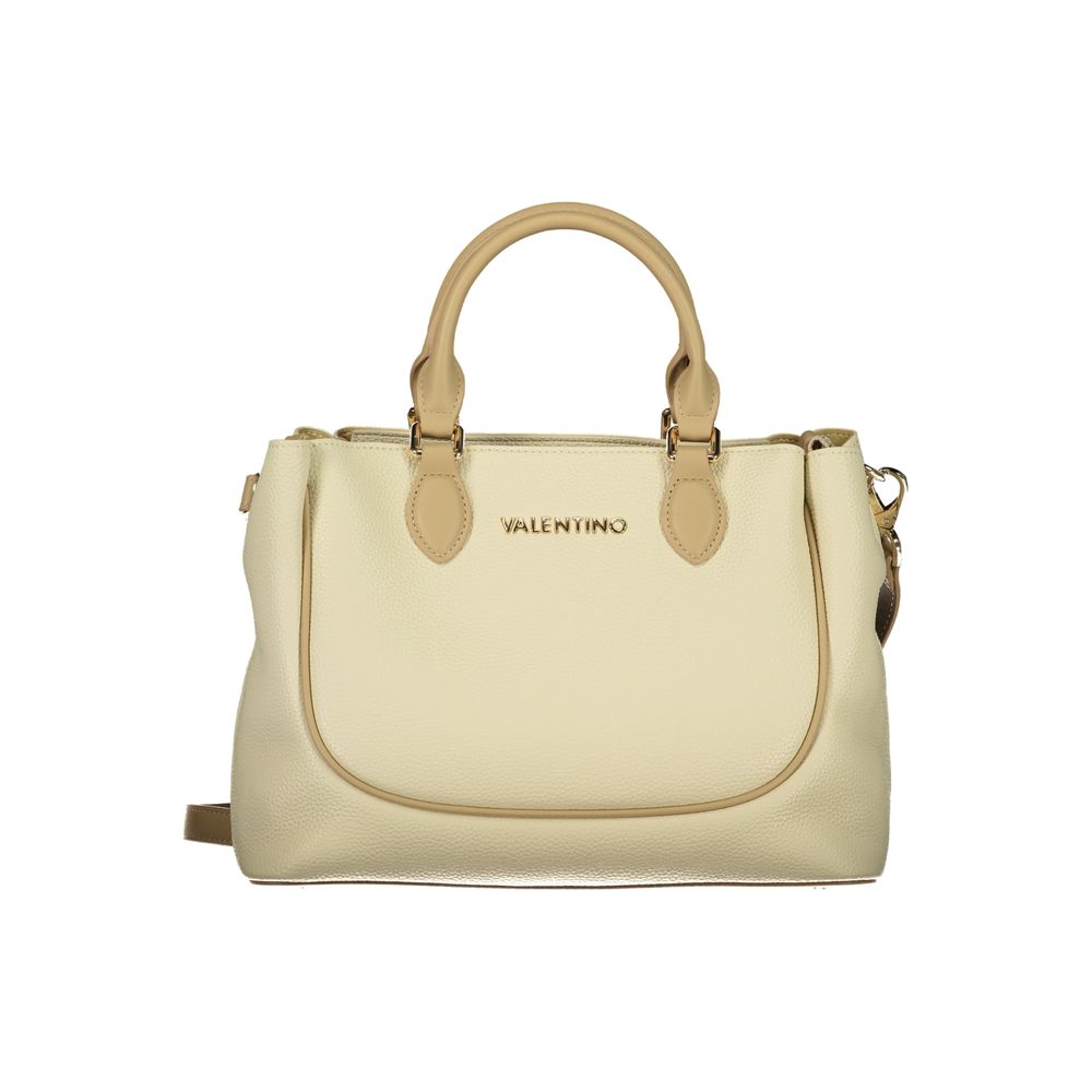 Beige Polyethylene Handbag