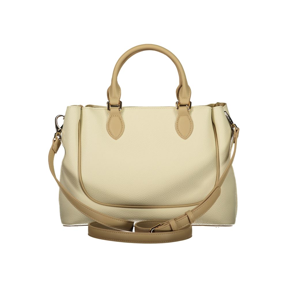 Beige Polyethylene Handbag
