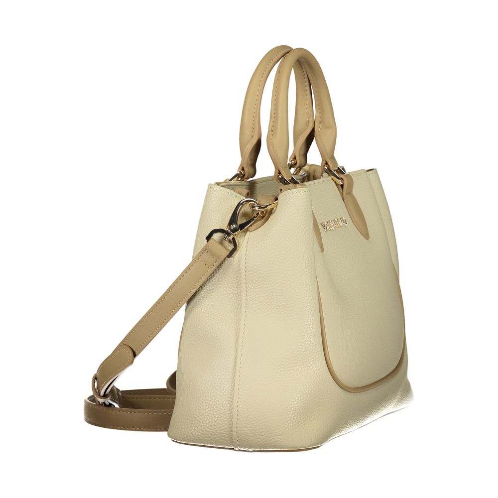 Beige Polyethylene Handbag