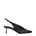 Black Leather Pumps