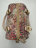 FENDI FF Canvas Fiori Handbag