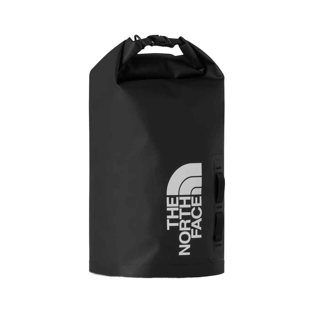 Black And White Polyester Handbag