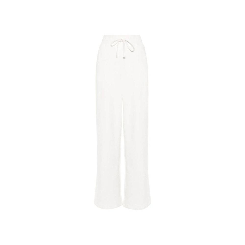 White Cotton Joggers (Workout Pants)