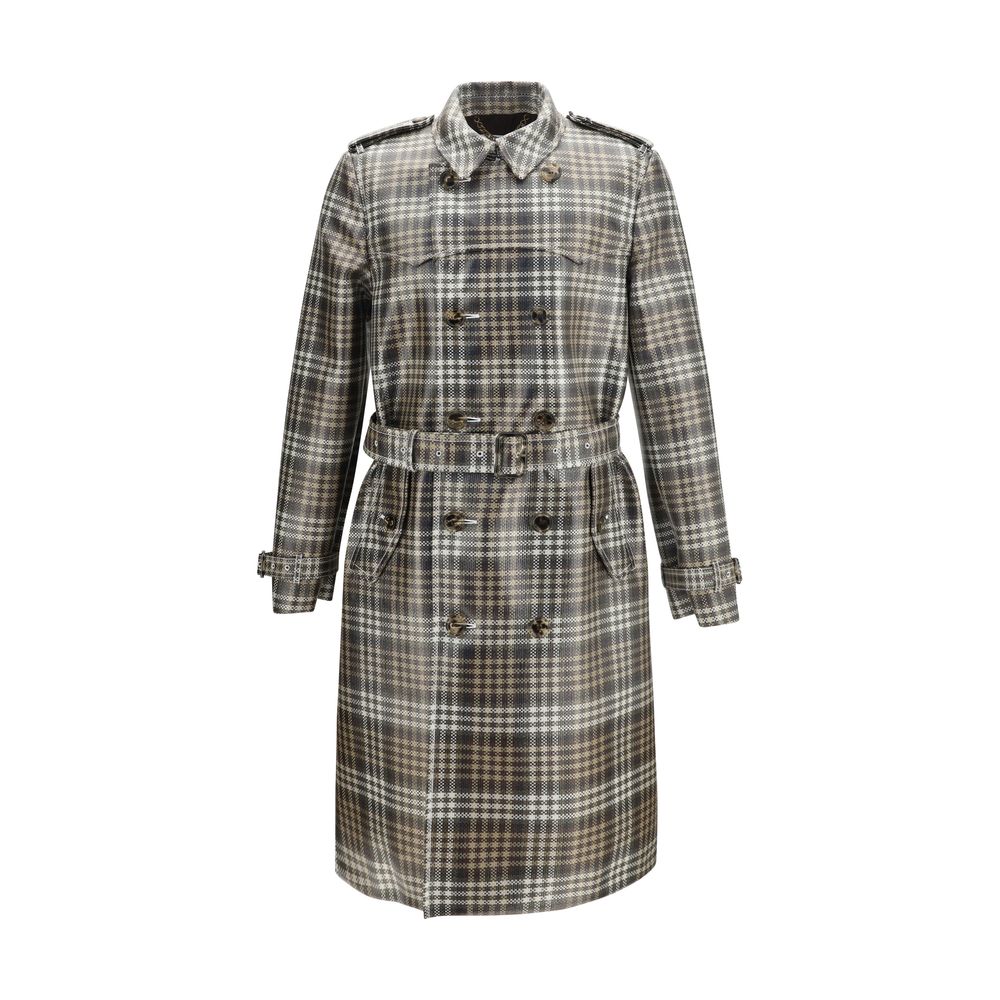 Brown Polyester Coat